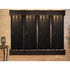 Thumbnail for Adagio Regal Falls Wall Fountain Black Feather Stone-Blackened Copper-Squared-White