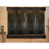 Thumbnail for Adagio Regal Falls Wall Fountain Silver Mirror-Blackened Copper-Squared-White