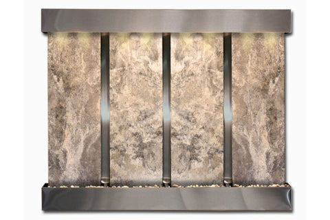 Adagio Regal Falls Wall Fountain With Plain White Background