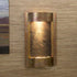 Thumbnail for Adagio Serene Waters Wall Fountain for Quiet Zen Spaces Multi-Color Feather Stone-Rustic Copper-White