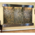Thumbnail for Adagio Solitude River Three Panel Indoor Water Feature Fountain Green Slate-Stainless Steel-Squared-White