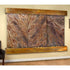 Thumbnail for Adagio Solitude River Three Panel Wall Fountain Rainforest Brown Marble-Rustic Copper-Squared-White