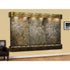 Thumbnail for Adagio Solitude River Three Panel Wall Fountain With Leather Chair