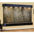 Thumbnail for Adagio Solitude River Wall Fountain for Large Lobby Walls Green Slate-Blackened Copper-Rounded-White