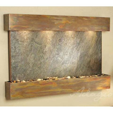 Adagio Sunrise Springs Wall Fountain With Neutral Wall Color