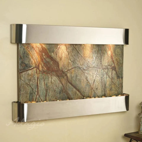 Adagio Sunrise Springs Wall Fountain With Nude Accent Background