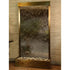 Thumbnail for Adagio Tranquil River Floor Fountain - Rear Mount Rainforest Green Marble Antique Bronze Side View