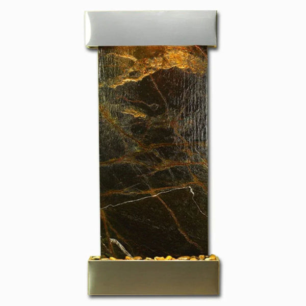 Adagio Water Features Cascade Springs Wall Fountain With Plain White Background