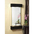 Thumbnail for Adagio Water Features Cascade Springs Wall Fountain With Potted Pink Orchid Placed On The  Console Table