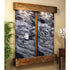 Thumbnail for Adagio Water Features Cottonwood Falls Wall Fountain With Chinese bamboo Plant Leaves-Squared Corners