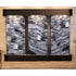 Thumbnail for Adagio Water Features Deep Creek Falls Wall Fountain Neutral Wooden Textured Walls