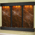 Thumbnail for Adagio Water Features Deep Creek Falls Wall Fountain Rainforest Brown Marble Blackened Copper Squared