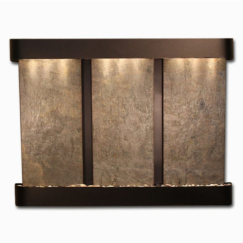 Adagio Water Features Deep Creek Falls Wall Fountain With Plain White Background