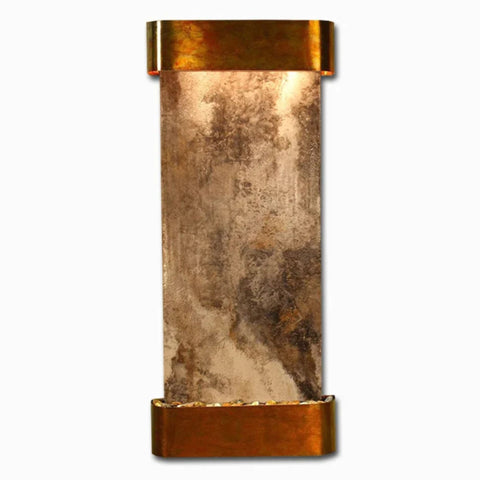 Adagio Water Features Inspiration Falls Wall Fountain With Plain White Background-Rounded Corners