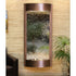 Thumbnail for Adagio Water Features Pacifica Waters Wall Fountain With Globe Decor and Plants-Silver Mirror-Copper Vein