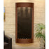 Thumbnail for Adagio Water Features Pacifica Waters Wall Fountain With Green Plant-Black Feather Stone-Woodland Brown