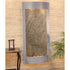 Thumbnail for Adagio Water Features Pacifica Waters Wall Fountain With Hourglass Decor-Green Feather Stone-Silver Metallic (1)