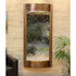 Thumbnail for Adagio Water Features Pacifica Waters Wall Fountain With Leather Couch and Plants-Silver Mirror-Rustic Copper