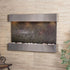 Thumbnail for Adagio Water Features Reflection Creek Wall Fountain With Decor-Multi-Color Feather Stone-Stainless Steel