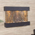 Thumbnail for Adagio Water Features Reflection Creek Wall Fountain With Green Leaves-Rainforest Brown Marble-Antique Bronze