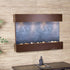 Thumbnail for Adagio Water Features Reflection Creek Wall Fountain With Minimal Decor-Black Feather Stone-Copper Vein