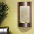 Thumbnail for Adagio Water Features Serene Waters Wall Fountain With Green Plants-Silver Mirror-Copper Vein-White