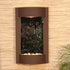 Thumbnail for Adagio Water Features Serene Waters Wall Fountain With Leaves-Silver Mirror-Woodland Brown-White