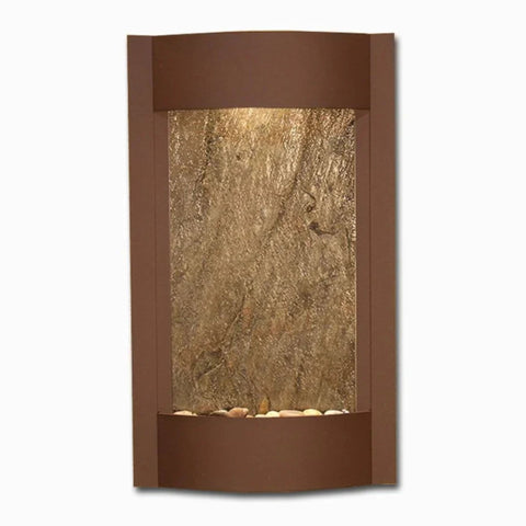 Adagio Water Features Serene Waters Wall Fountain With Plain White Background