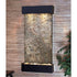 Thumbnail for Adagio Water Features Whispering Creek Wall Fountain Green Slate Textured Black White