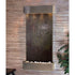 Thumbnail for Adagio Whispering Creek Wall Fountain Multi-Color Feather Stone Stainless Steel White