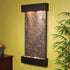 Thumbnail for Adagio Whispering Creek Wall Fountain Multi-Color Slate Blackened Copper White Side View