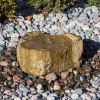 Thumbnail for Agawa Falls Stone Outdoor Fountain Surrounded By Stones With Plants In The Back