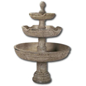 Agrigento Three Tier Outdoor Water Fountain