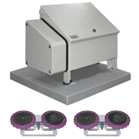 Air 2 XL2 Aeration System With Compressor Side View And Diffuser