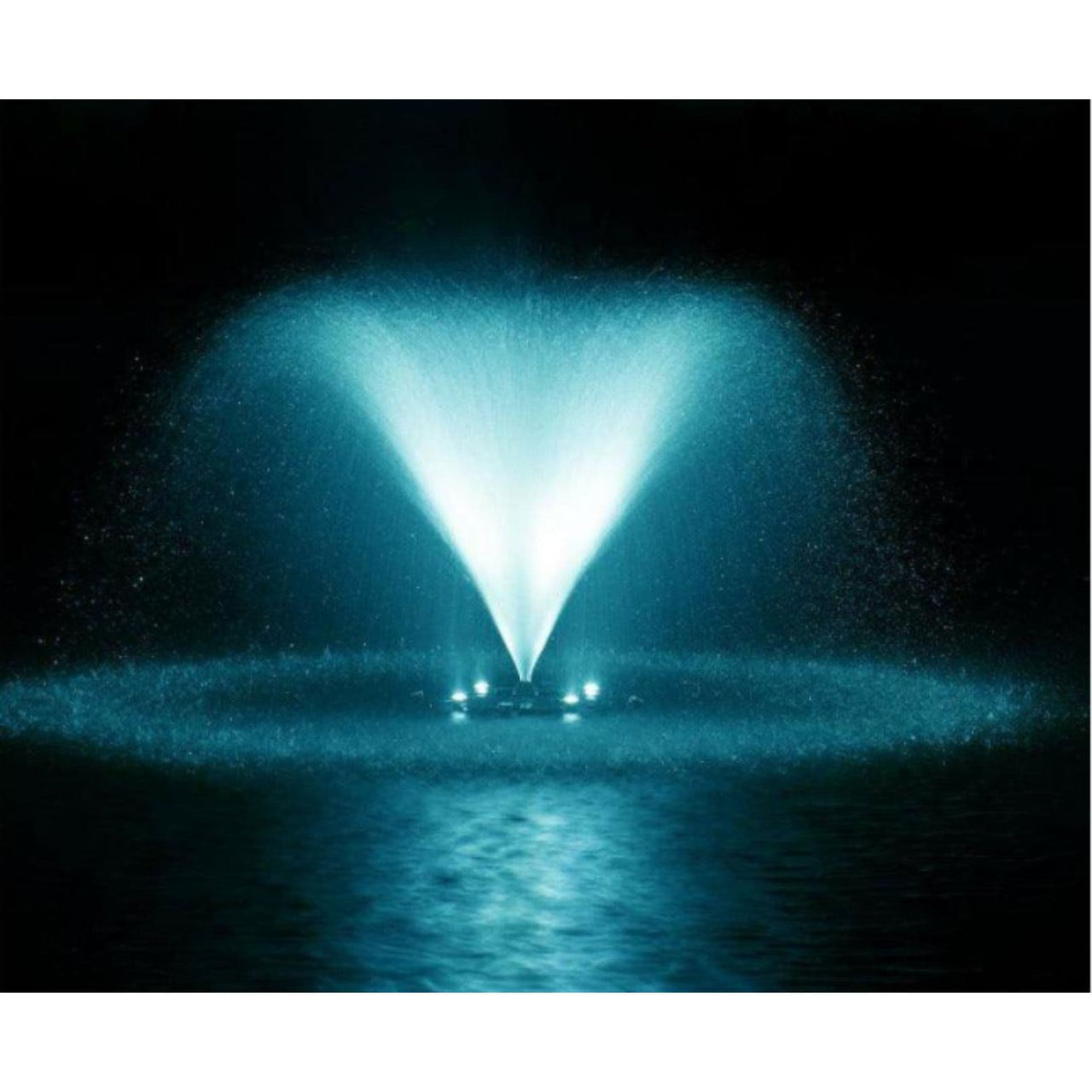 Airmax EcoSeries Half HP Pond Fountain With Blue Lights