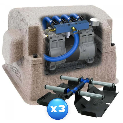 Airmax PondSeries Aeration System  With 3 Diffusers No Weighted Airline