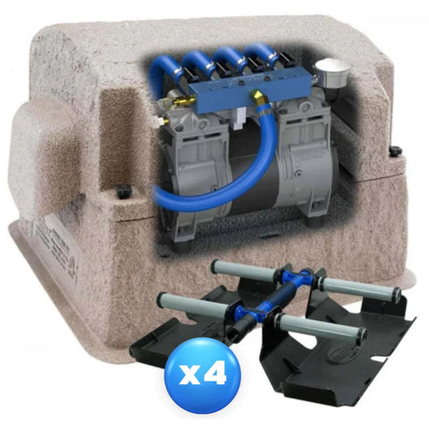 Airmax PondSeries Aeration System  With 4 Diffusers No Weighted Airline
