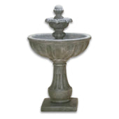 Alba Outdoor Water Fountain Tall With Plain White Background