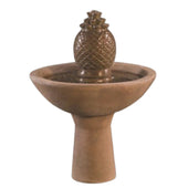 Aloha Pineapple Decorative Small Fountain Plain White Background