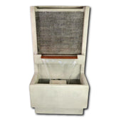 Alta Brentwood Wall Fountain With Plain White Background