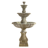 Altus Calanthia Three Tier Fountain With Plain White Background