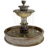 Altus Florian Pond Fountain With Plain White Background