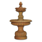 Ambra Two Tier Fountain With Plain White Background