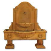 Anduze Wall Fountain Short For Spout With Plain White Background
