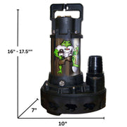 Anjon Big Frog Pump Direct Drive Pumps With Dimensions