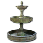 Antica Courtyard Fountain With Plain White Background