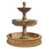 Antica Provence Courtyard Fountain With Plain White Background