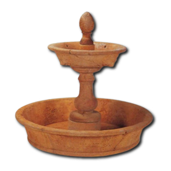 Appia Pond Outdoor Water Fountain With Plain White Background