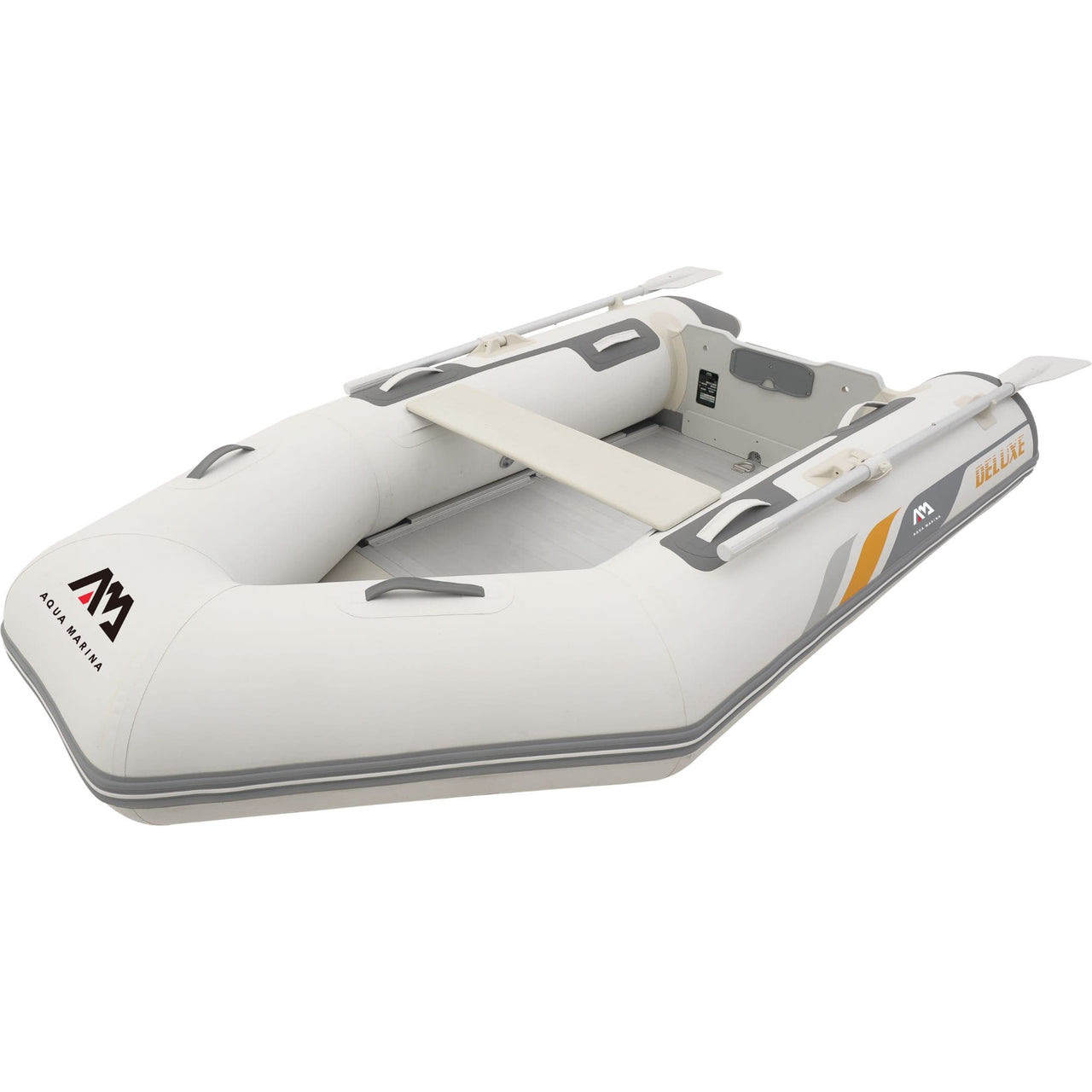 Aqua Marina A-Deluxe Inflatable Speed Boat Showing the Side Face Angle
