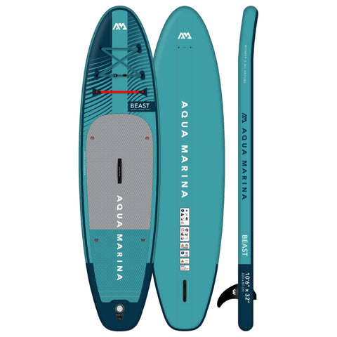 Aqua Marina Beast Paddle Board Angled View